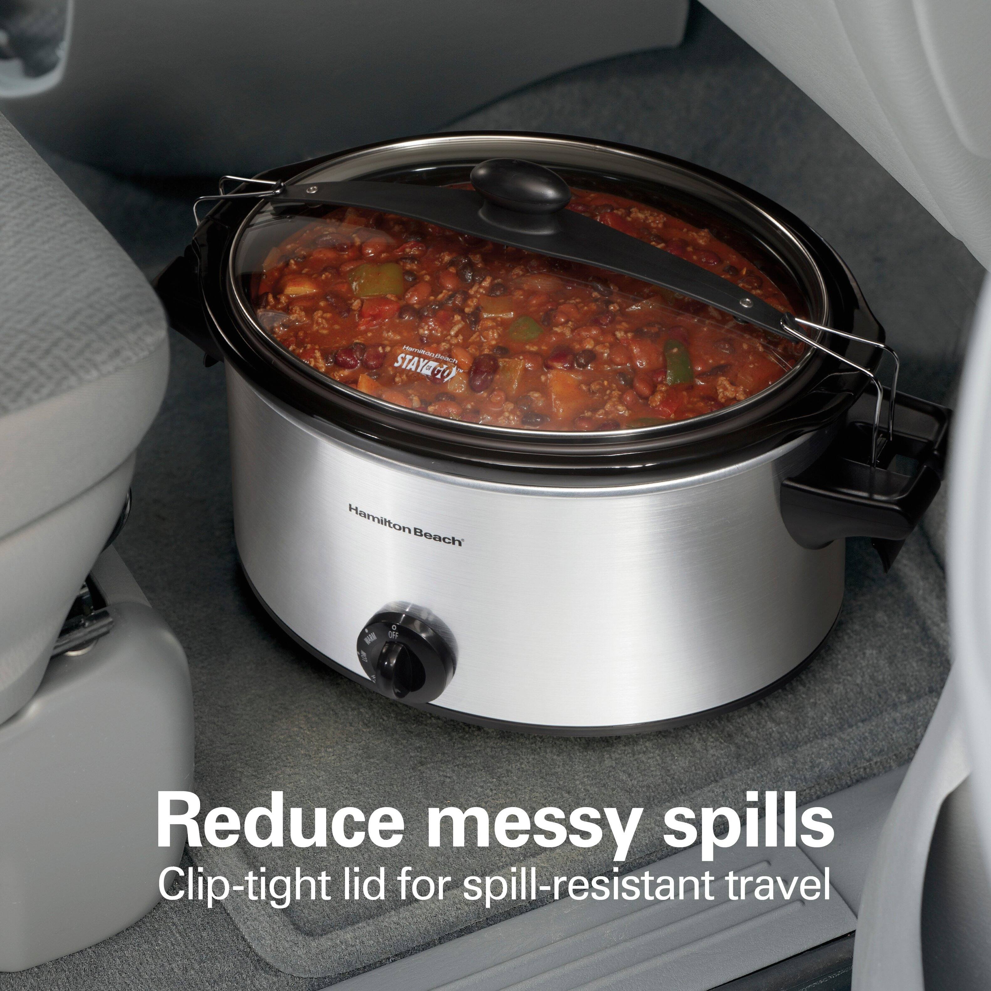 Reduce messy spills  
Clip-tight lid for spill-resistant travel