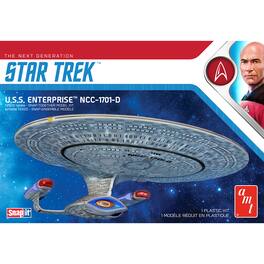 Round2 - AMT: Star Trek Model Kit: U.S.S. 1:2500 Scale Model Kit, 10"