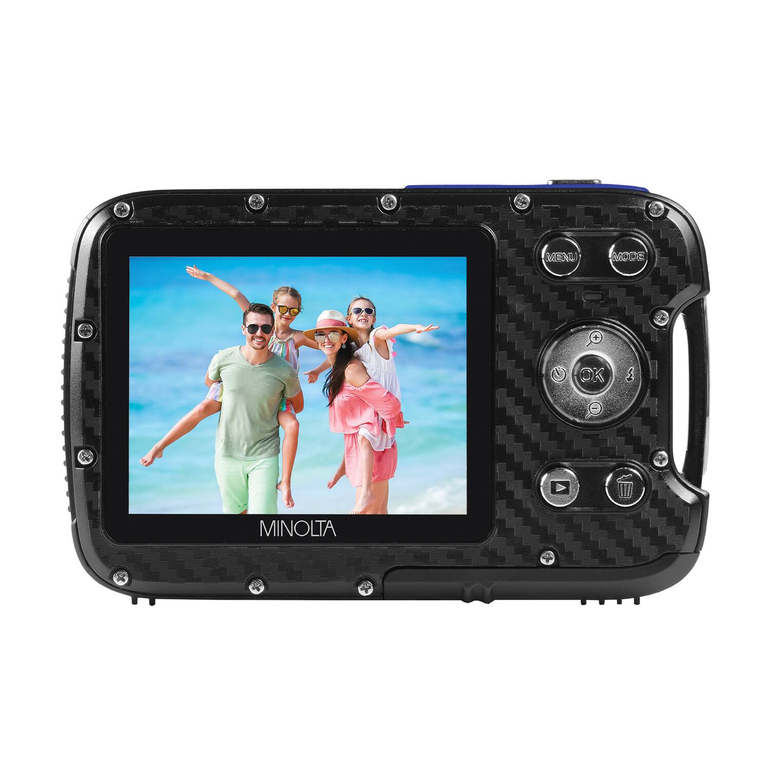 The text on the image reads:

"VEEN CODE OK - MINOLTA"