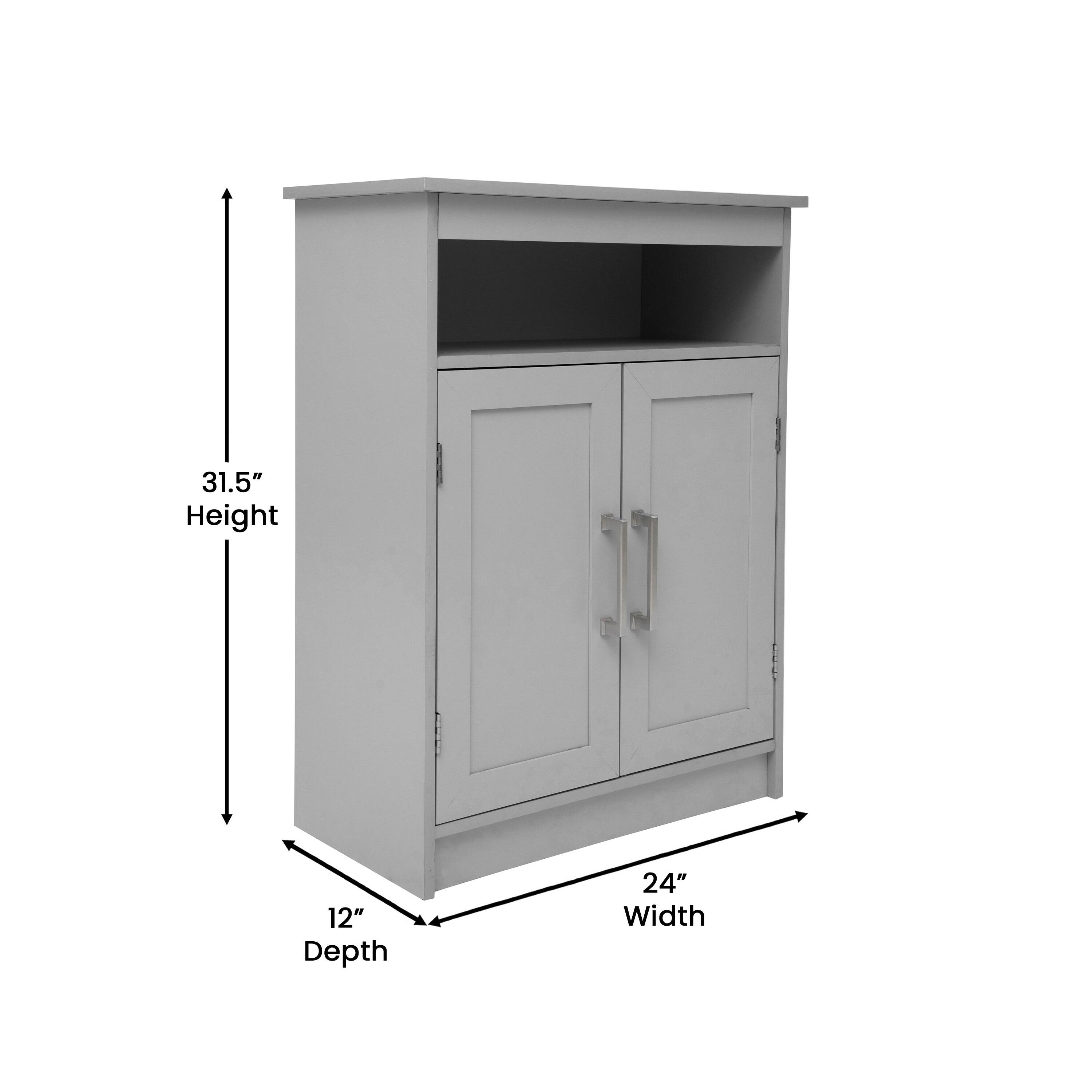 31.5" Height  
12" Depth  
24" Width
