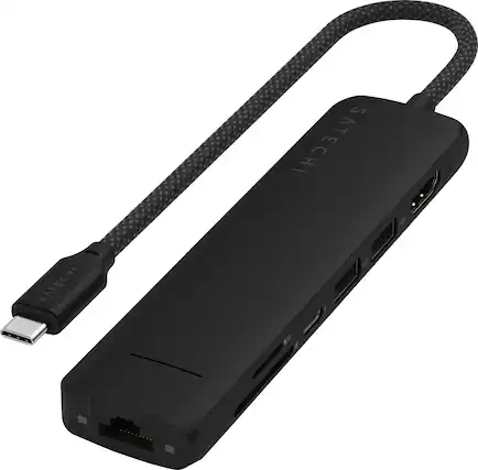 Satechi is the brand name displayed on the device.