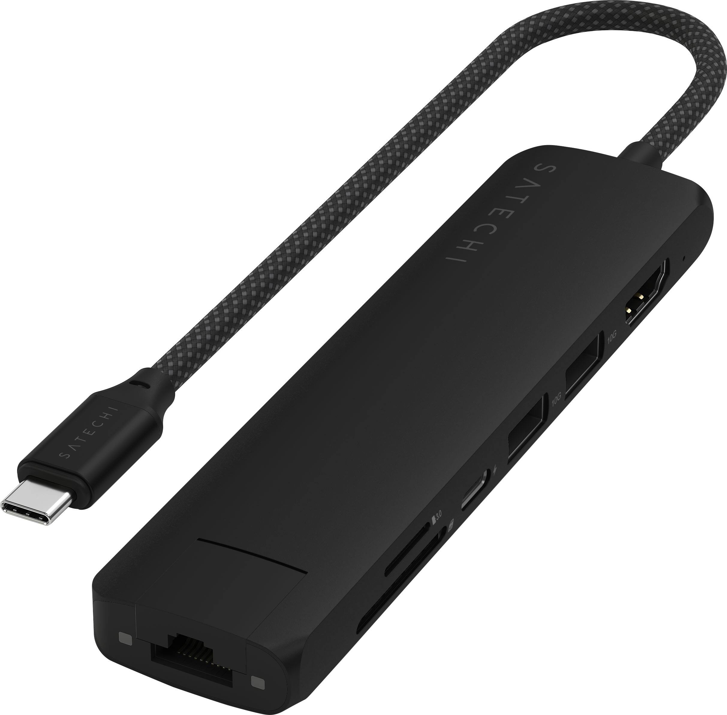 Satechi is the brand name displayed on the device.