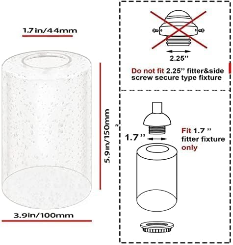 1.7 in/44mm  
0ED C  
2.25"  
5.9in/150mm  
Do not fit 2.25" fitter & side screw secure type fixture  
Fit 1.7" fitter fixture only  
3.9in/100mm