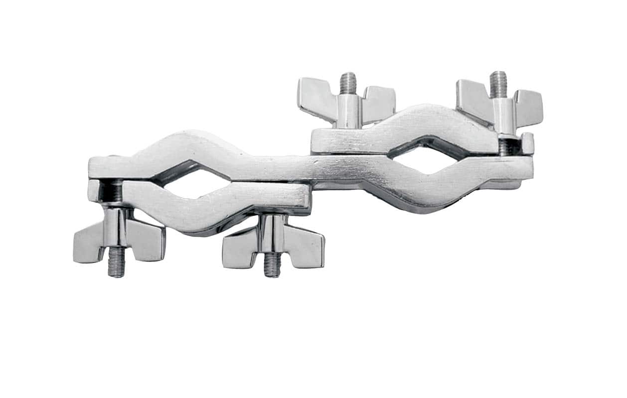 "Gibraltar Hardware - Basic 2 Way Multi Clamp, with Tool Free Wingnut Adjustment, Fits Half Inch to 1"" Tubes" price history on PriceWatchPro
