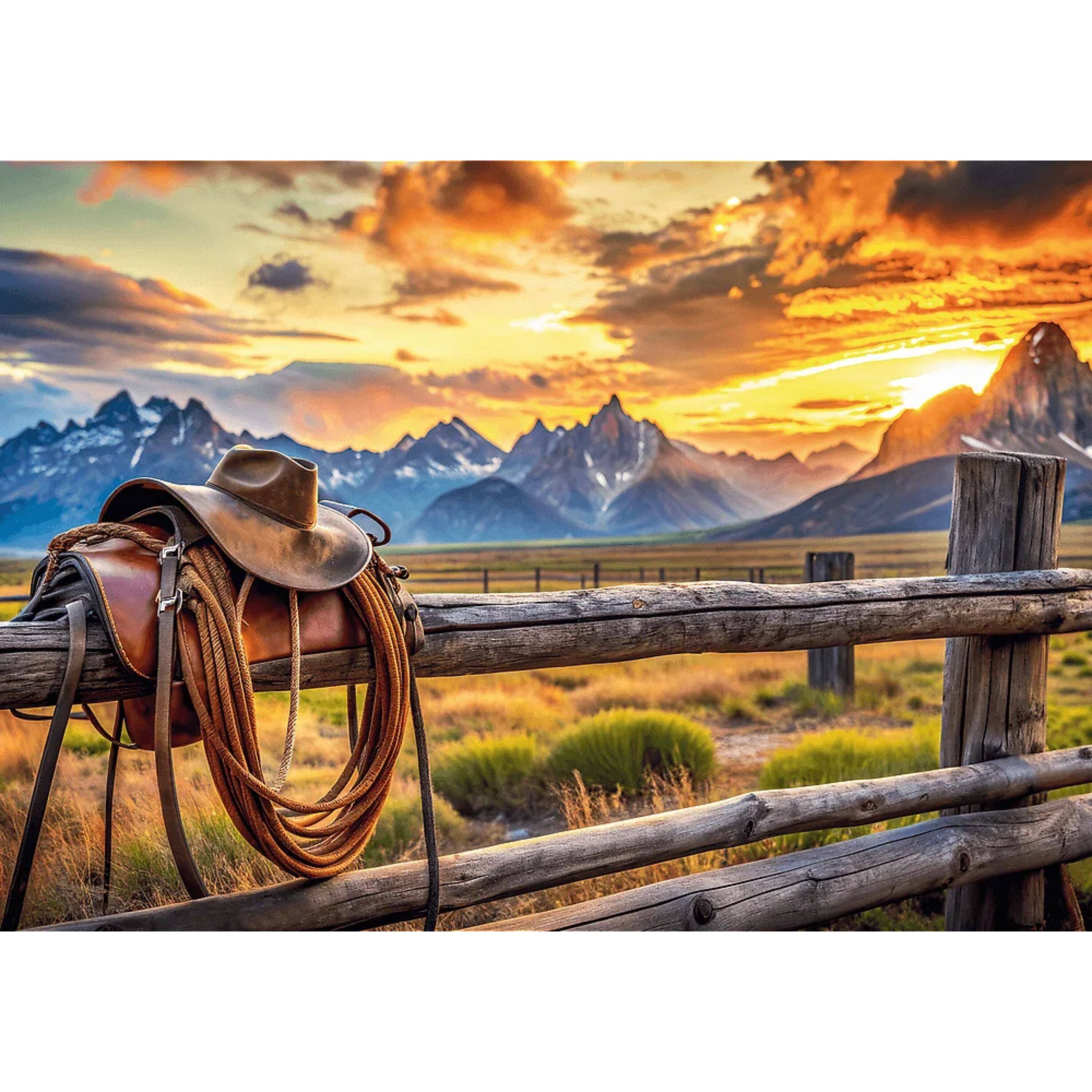 Alt View 1. Trefl - Trefl Red America West 1000 Piece Puzzle.