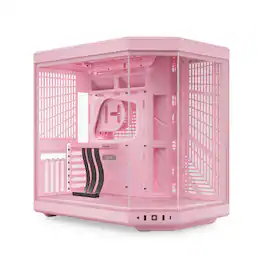 HYTE - Y70 Mid-Tower ATX Gaming PC Desktop Case with Riser Cable - Pink