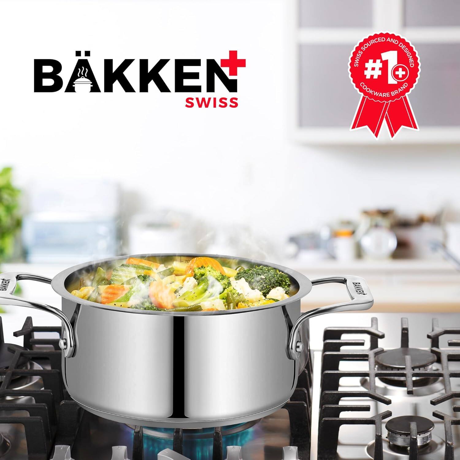 BÄKKEN+  
SWISS  

SWISS-SOURCED AND DESIGNED  
#1 COOKWARE BRAND