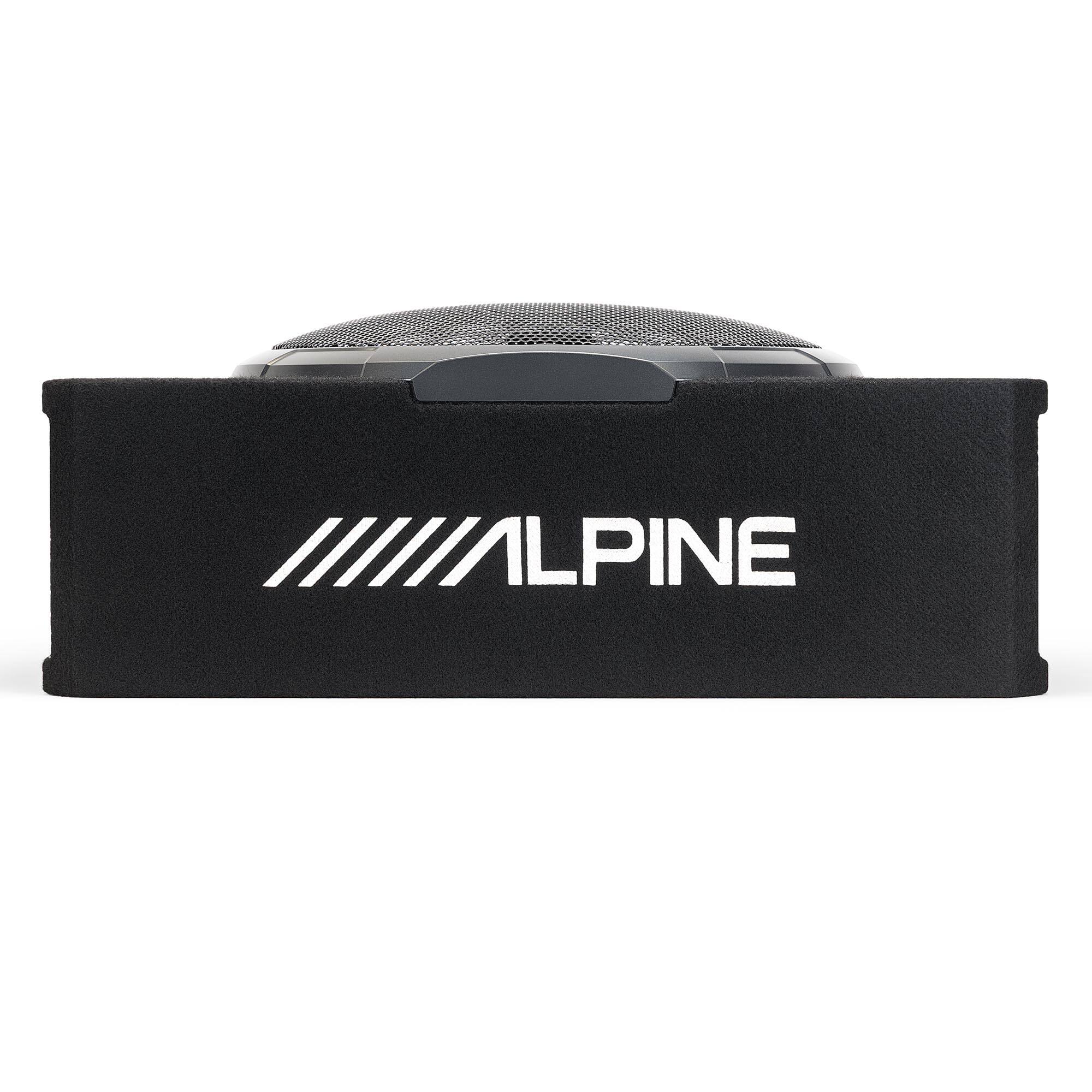 Alt View 3. Alpine - Alpine PWV-SB12 12" BassRev™ Powered Subwoofer Enclosure - Black/Gray.