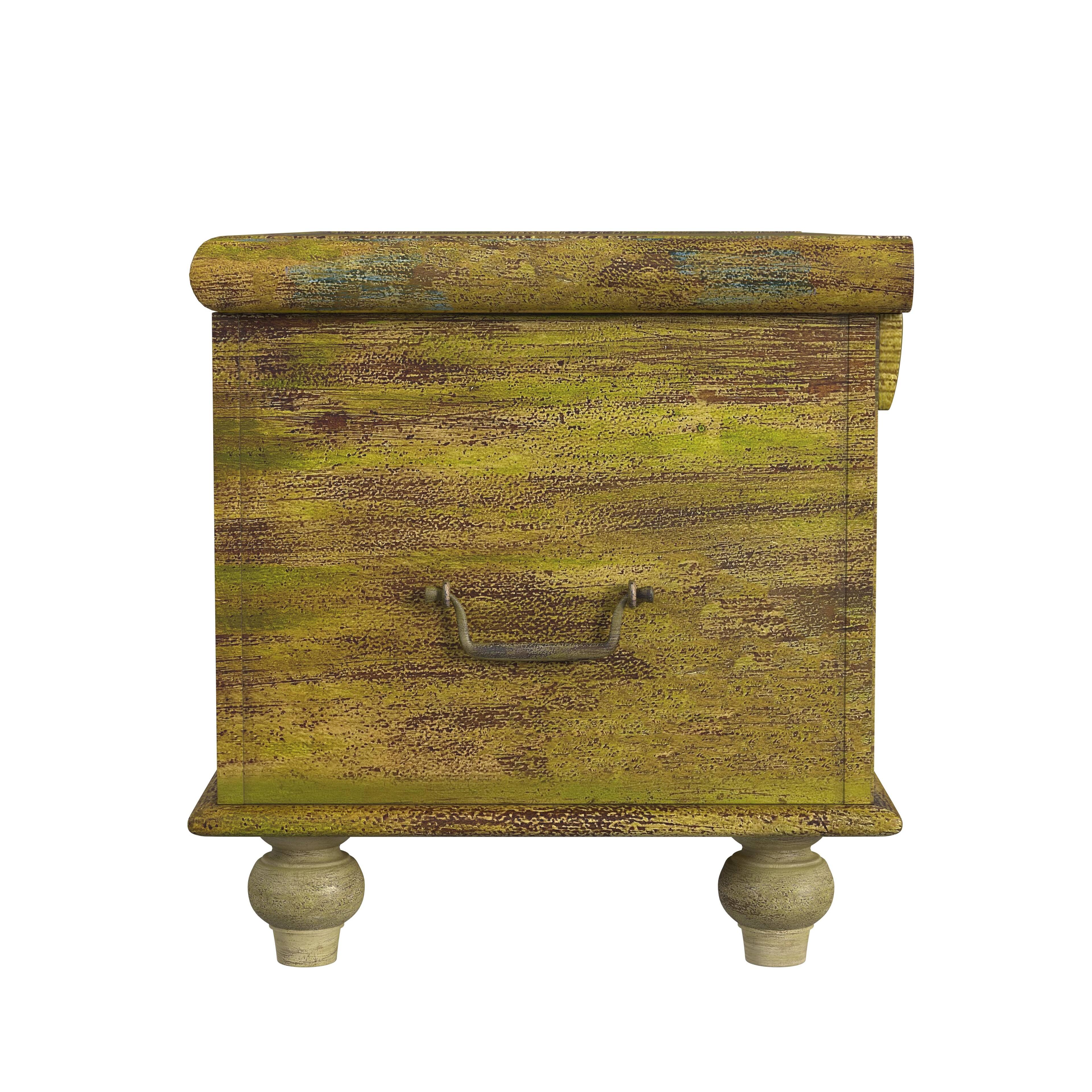 Alt View 2. Butler Specialty - Mesa 33 in. W Rectangular Carved Wood Trunk Coffee Table with Storage - Assorted.