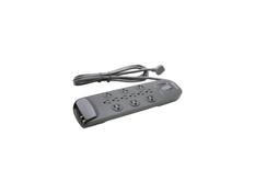 Front. Belkin - BELKIN BV112230-08-BLK 8 ft. 12 Outlets 3996J Surge Protector with Power Cord with Cable/Satellite Protection - Black.