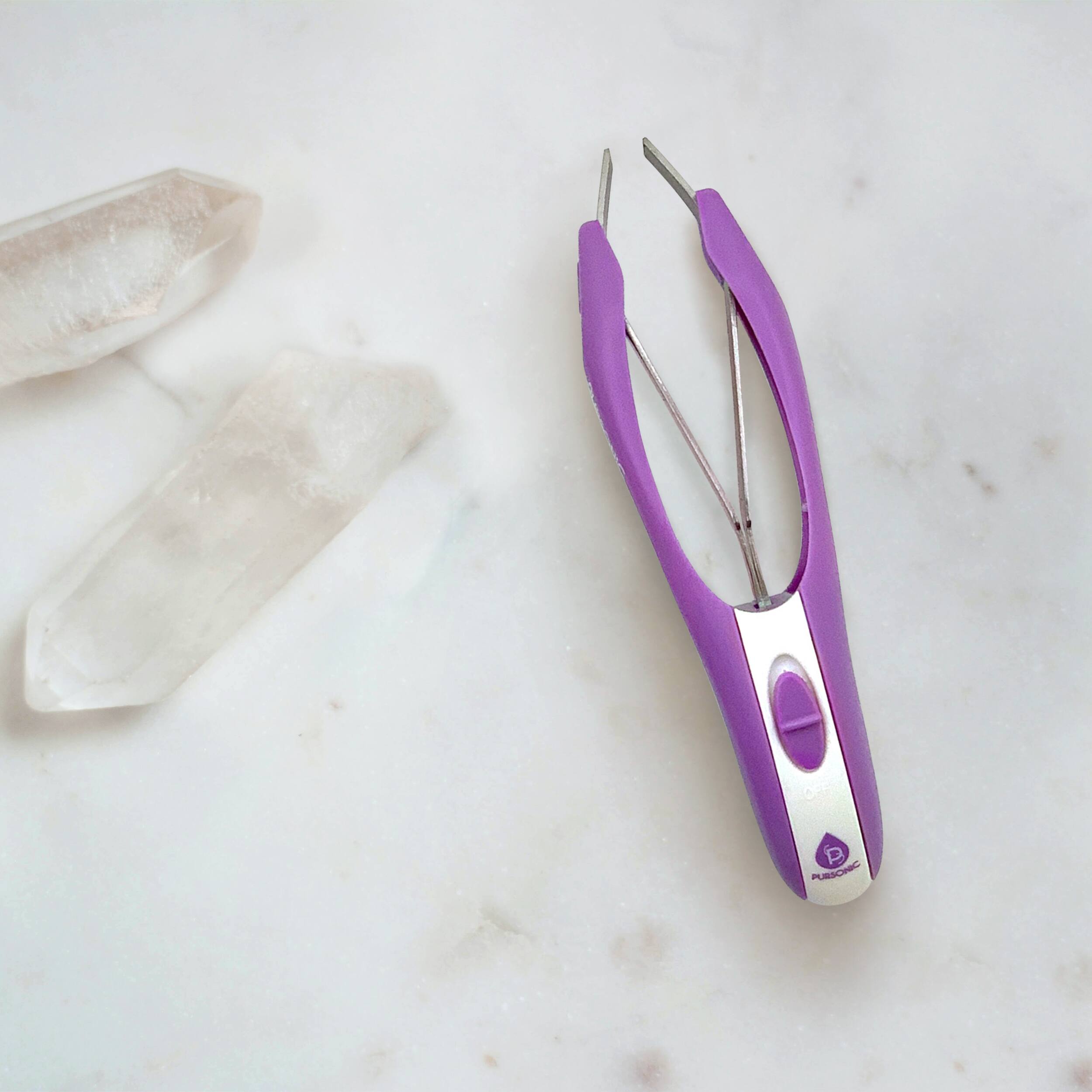 Alt View 2. Pursonic - Pursonic Automatic Tweezer in Purple - Purple.