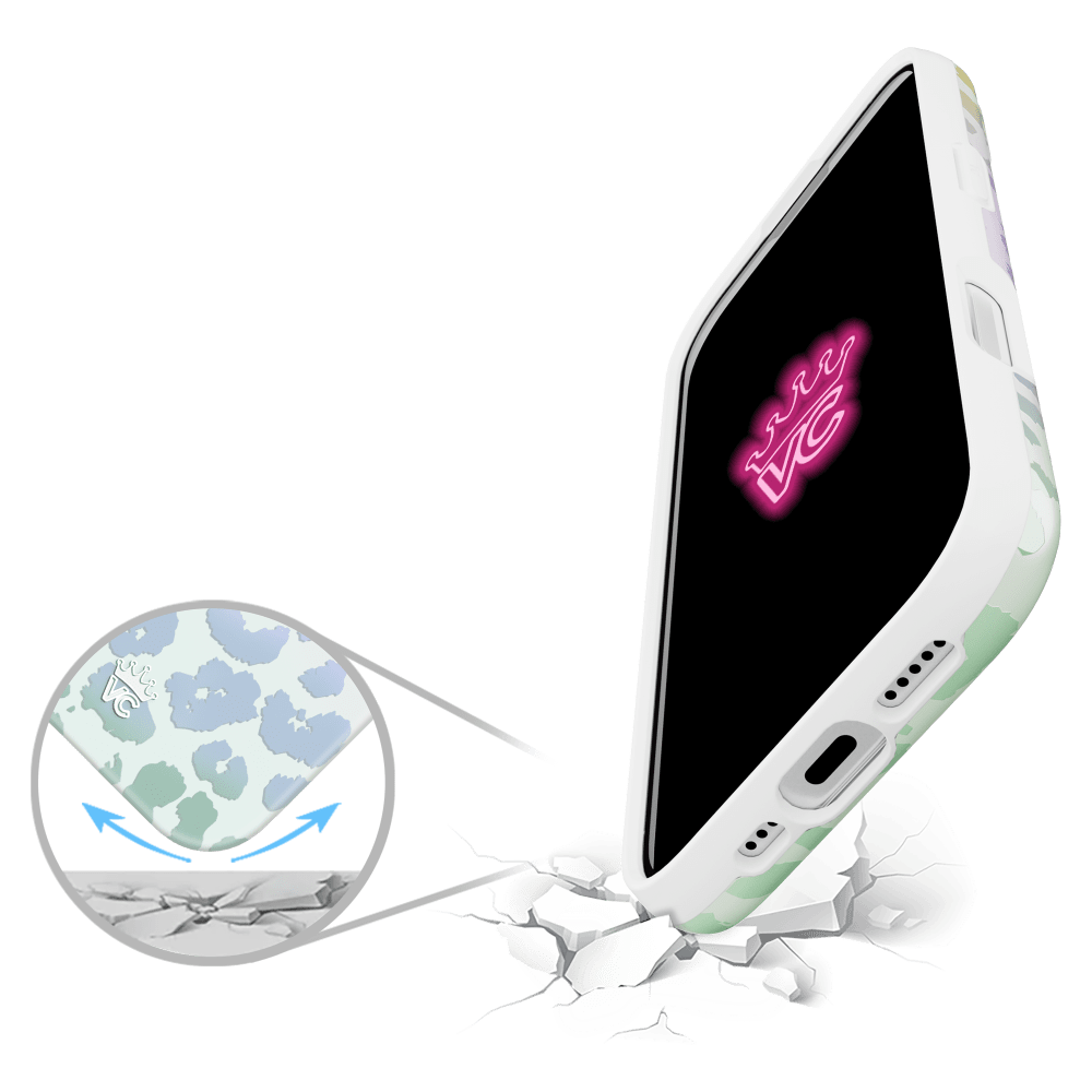 Alt View 4. VELVET CAVIAR - Velvet Caviar iPhone 17 MagSafe Phone Case - White Opal Leopard - White Opal Leopard.