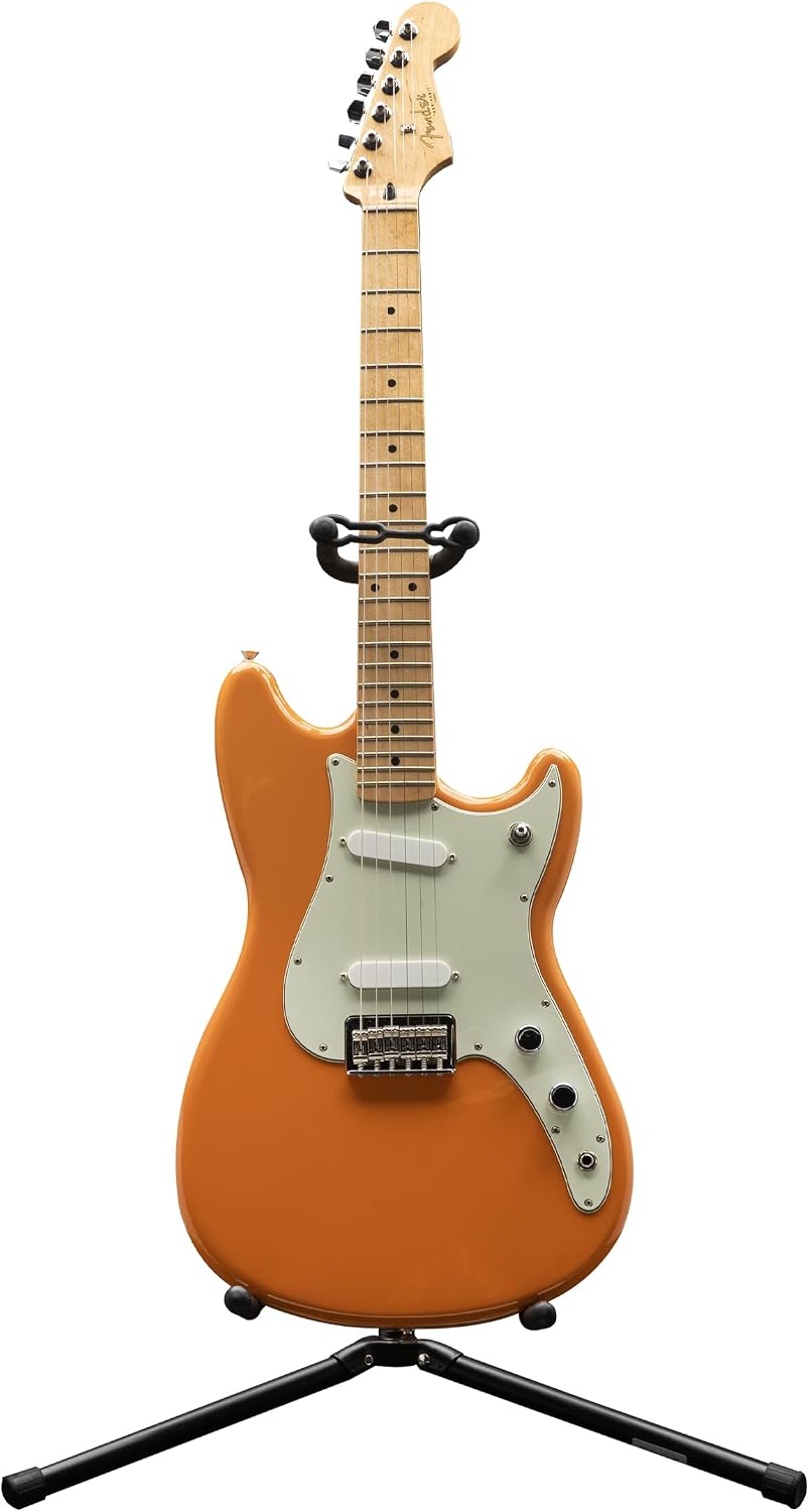 Alt View 1. Gator - Rok-It Tubular Guitar Stand to Hold Electric or Acoustic Guitars, Padded Body and Neck Cradle, with Rubber Feet.