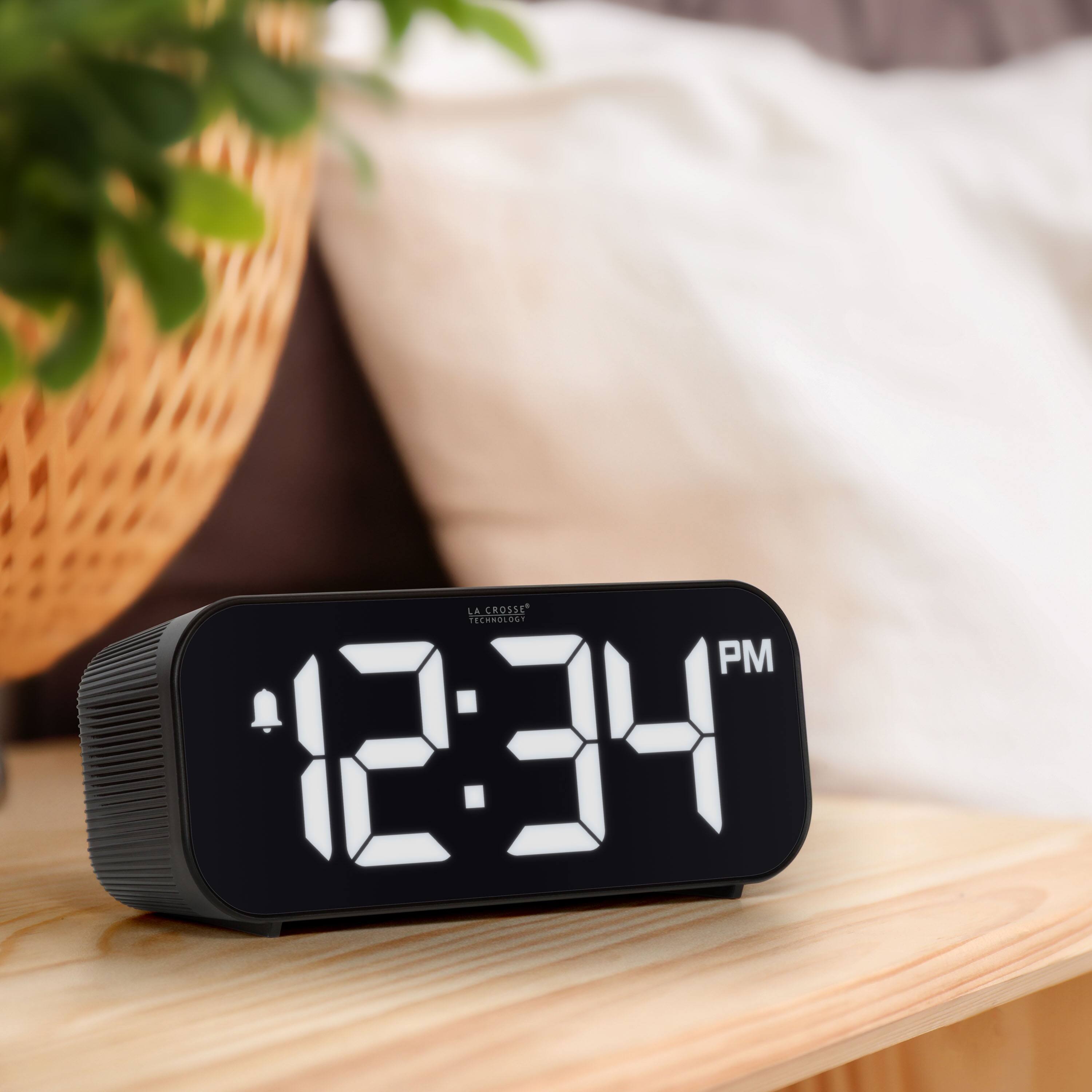 La Crosse Technology Insta Set Digital LED Alarm Clock with