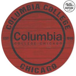 Jardine - Columbia Renegades 20'' x 20'' Indoor/Outdoor Team Color Circle Sign - Black