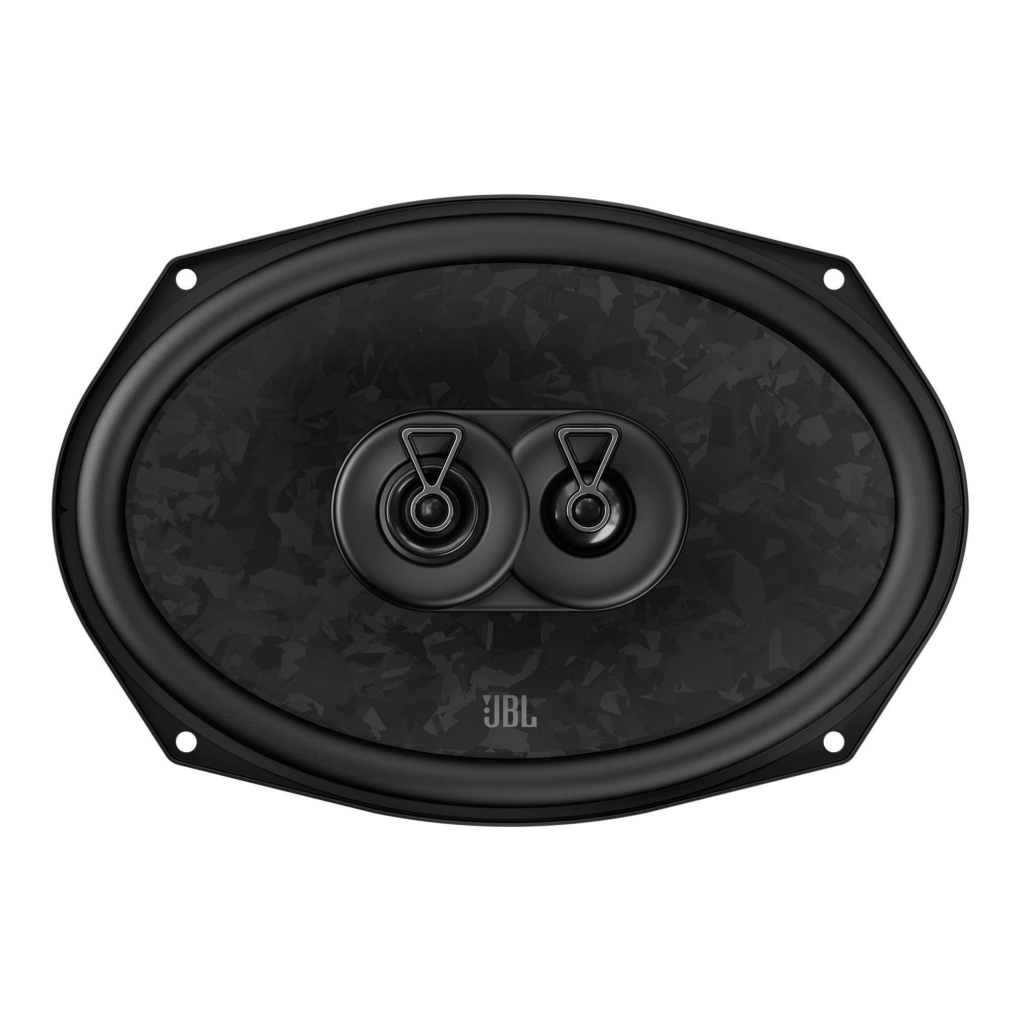 Alt View 10. JBL - JBL STAGE3968M 6” x 9” 3-Way Speaker with Grille - Black/Gray.