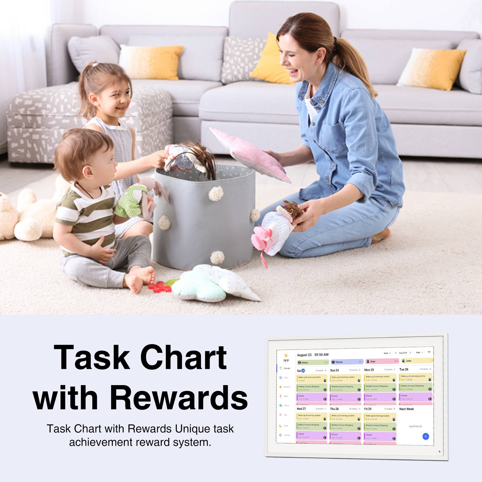 Task Chart with Rewards  
Task Chart with Rewards Unique task achievement reward system.