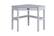 Front. Linon Home Décor - Penrose Corner Desk With Keyboard Tray - Gray.