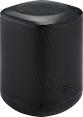 Front. JBL - Cove M1 Compact Wi-Fi home speaker for easy whole-home listening - 2026 - Black.