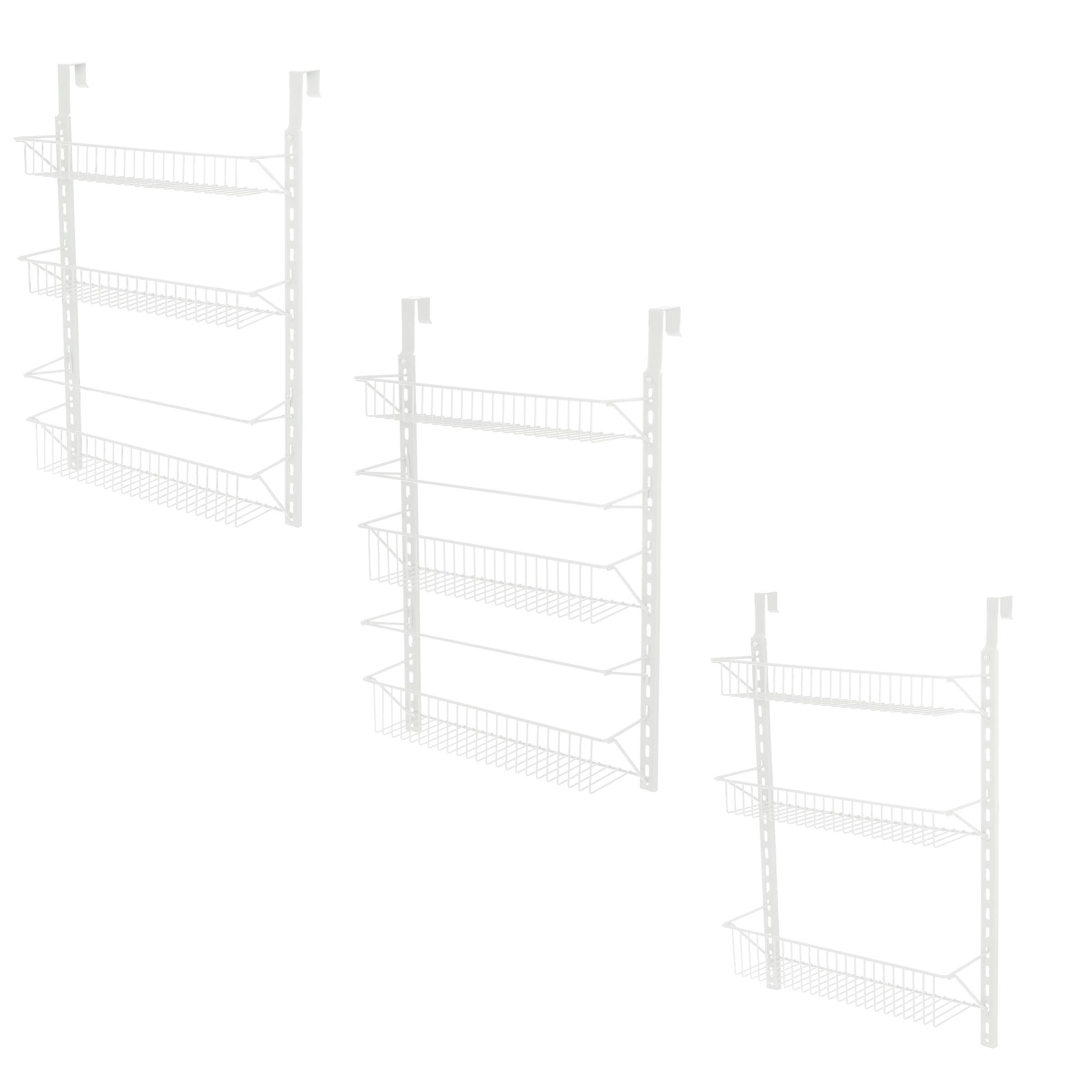 Home-Complete - 9-Tier Over Door Organizer, White - White