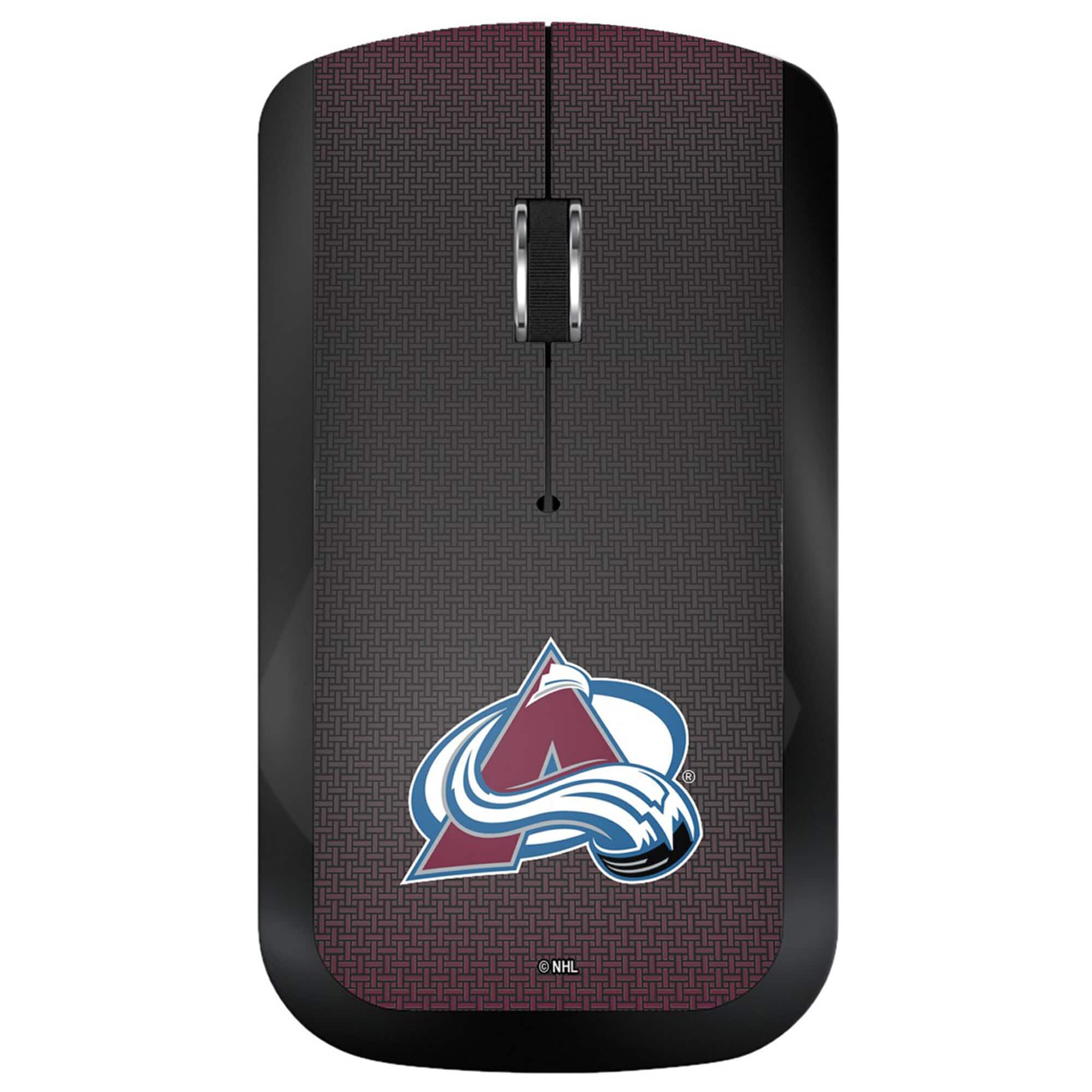 Keyscaper - Colorado Avalanche Wireless USB Computer Mouse - Wireless - Black