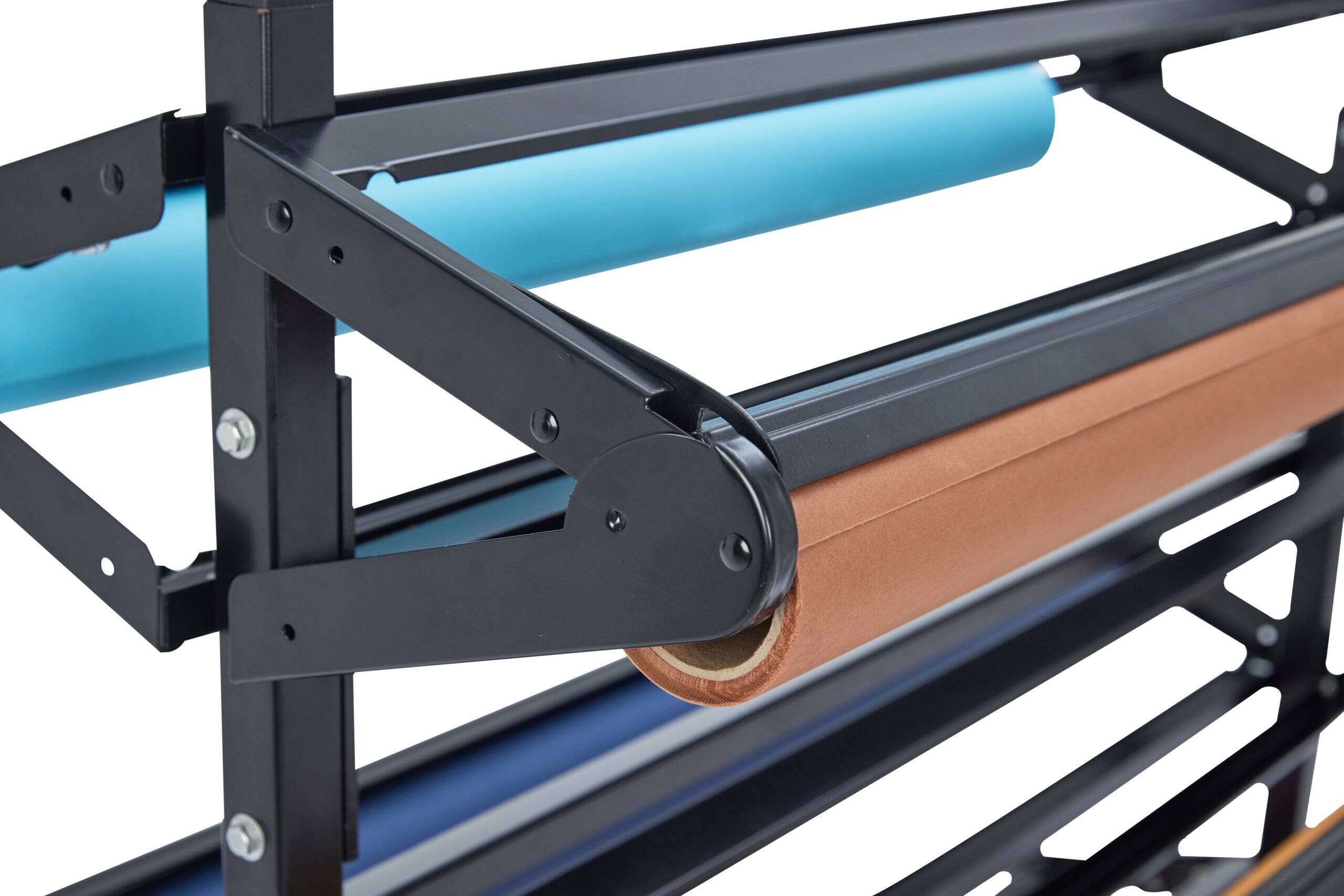 Alt View 7. AdirHome - Horizontal Wrapping Paper Classroom Large Paper Roll Dispenser, 8 Paper Rolls - Black.