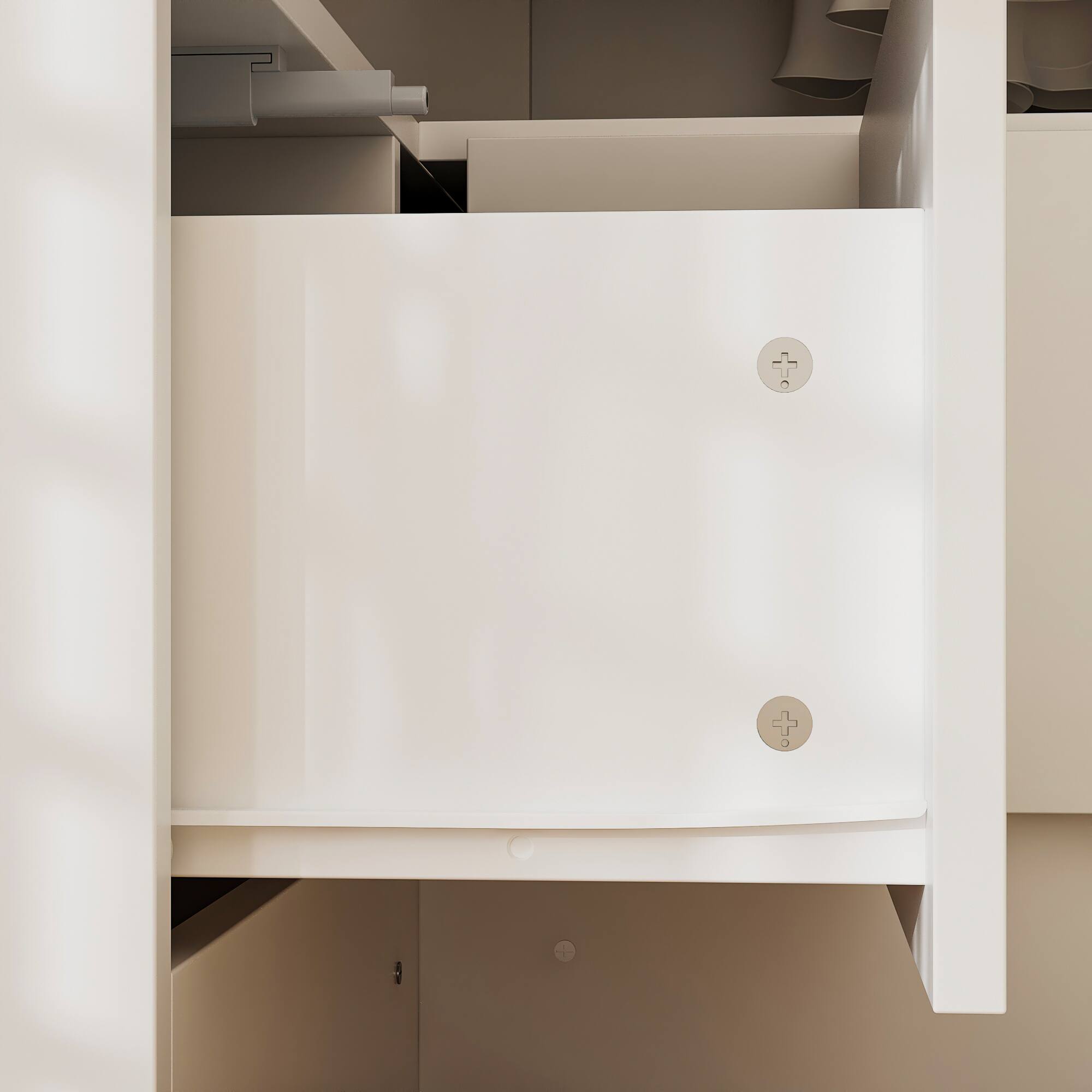 Alt View 2. FUFU&GAGA - L Shaped Corner Wardrobe Closet Armoire with Hanging Rod Shelves and Drawers Space Saving Bedroom Storage Organizer - White.