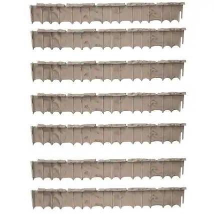 Front. Suncast - Suncast Quick Edge Resin Material 35 Inch Single Strip Lawn Edging (7 Pack).
