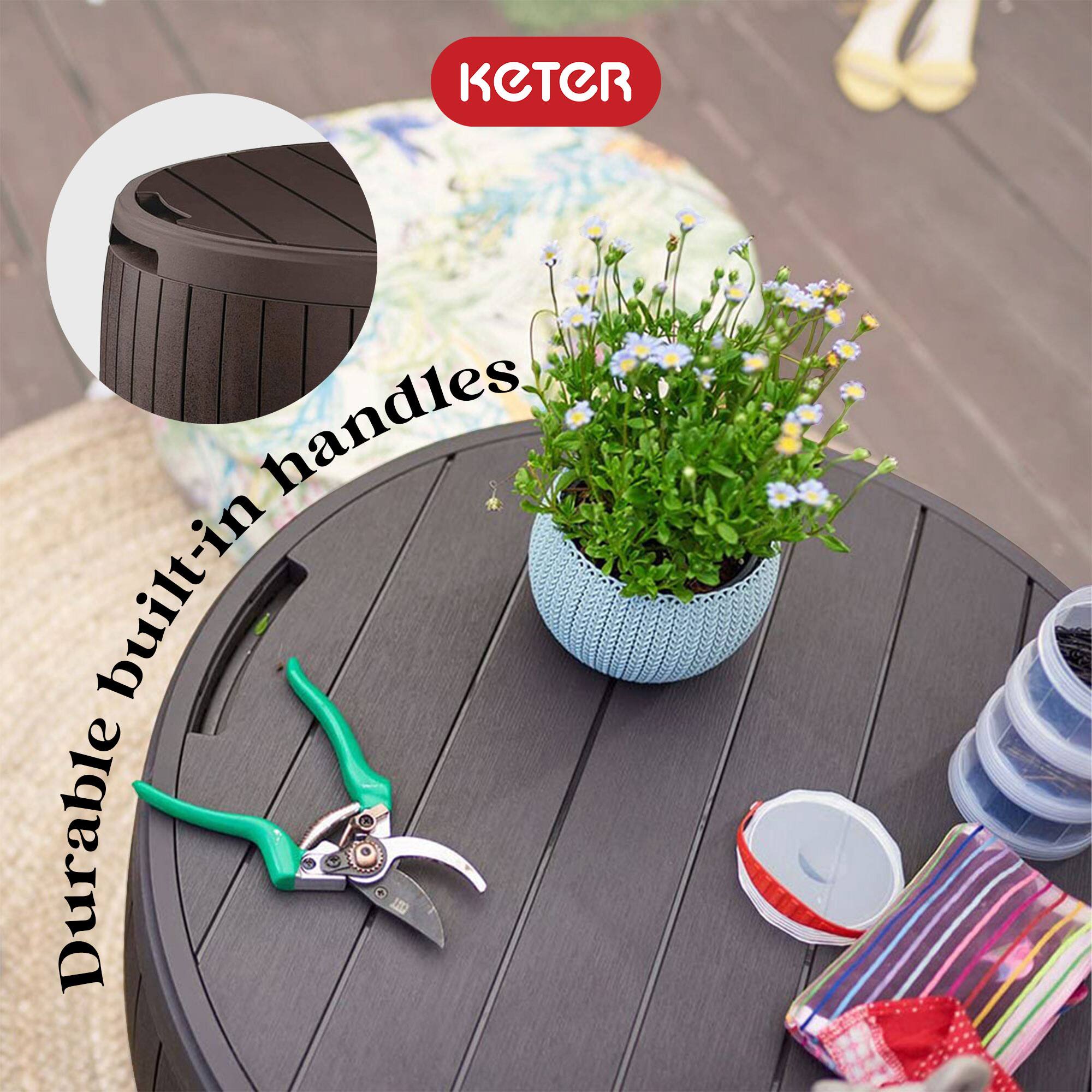 KETER

Durable built-in handles