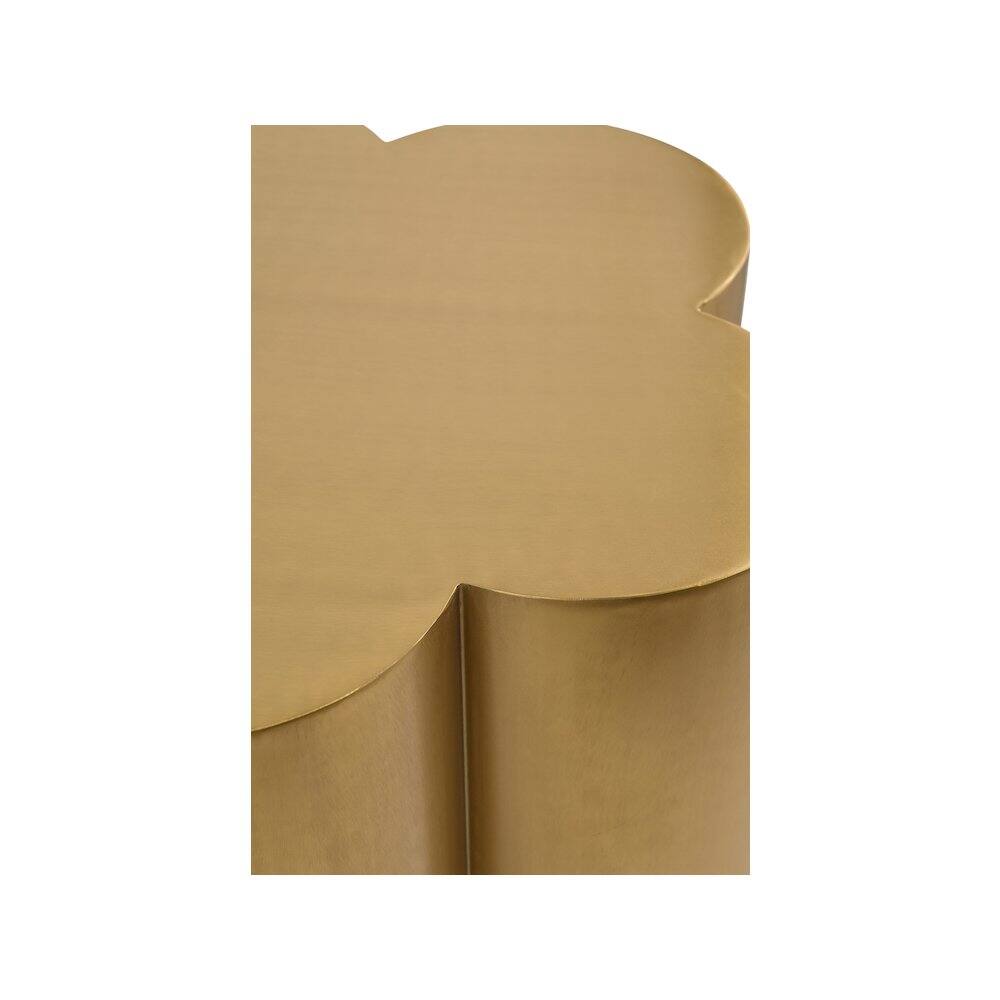Alt View 4. Meridian Furniture - Lucky Gold Iron Coffee Table - Gold.