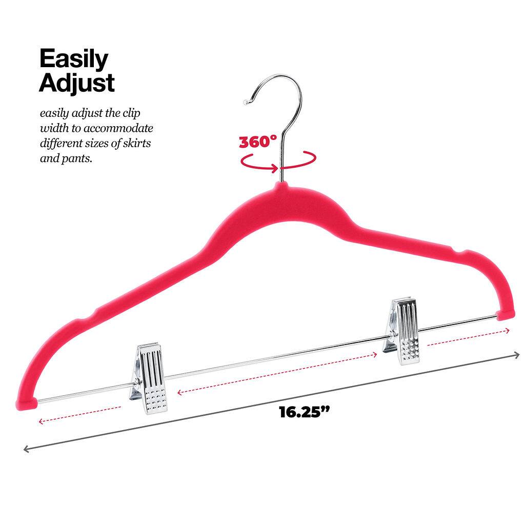 Easily Adjust

easily adjust the clip width to accommodate different sizes of skirts and pants.

360°

16.25"