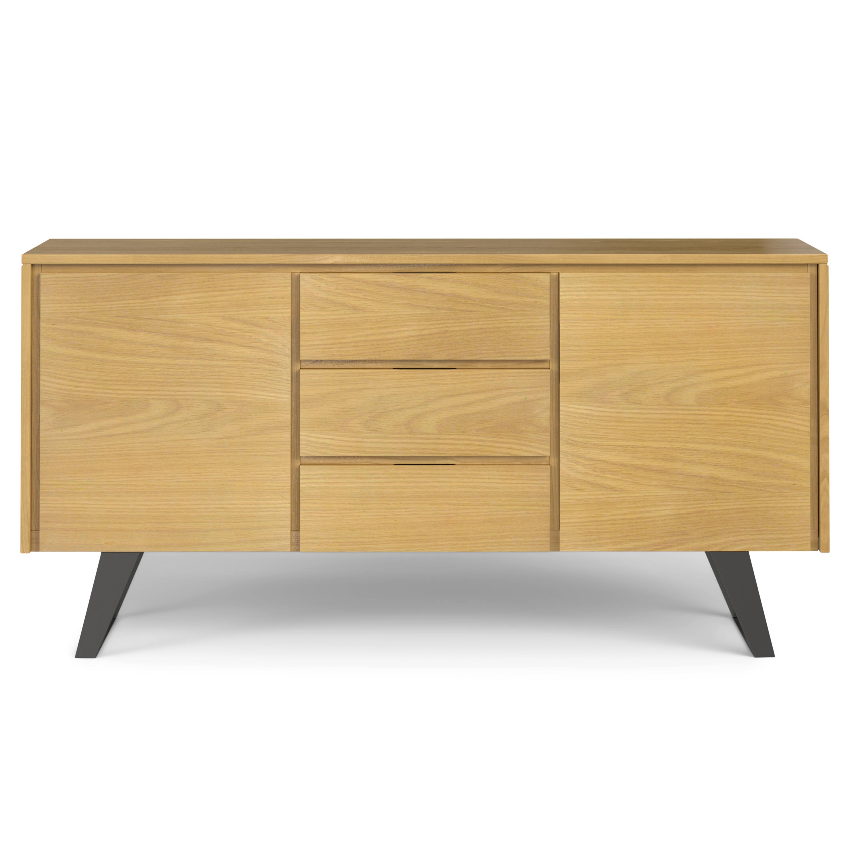Alt View 12. Simpli Home - Lowry Sideboard Buffet - Oak Veneer.