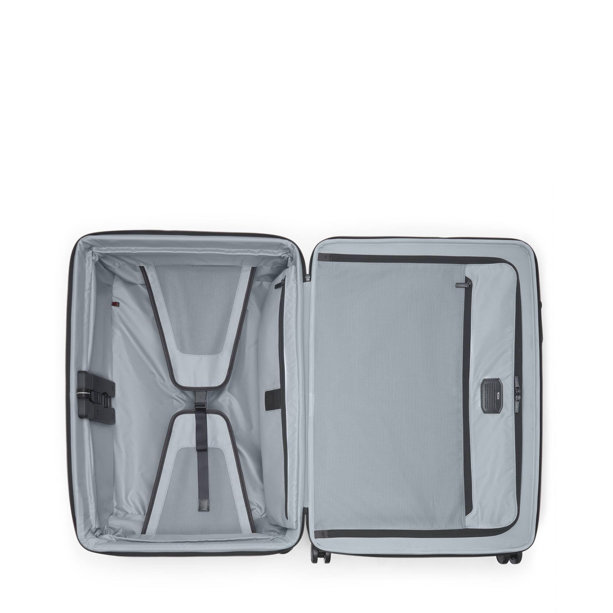 Left. TUMI - Alpha Large Dual Access 29" Expandable Spinner Suitcase - Navy.