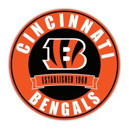 Fan Creations - Cincinnati Bengals 24" Circle with Banner - Multicolor
