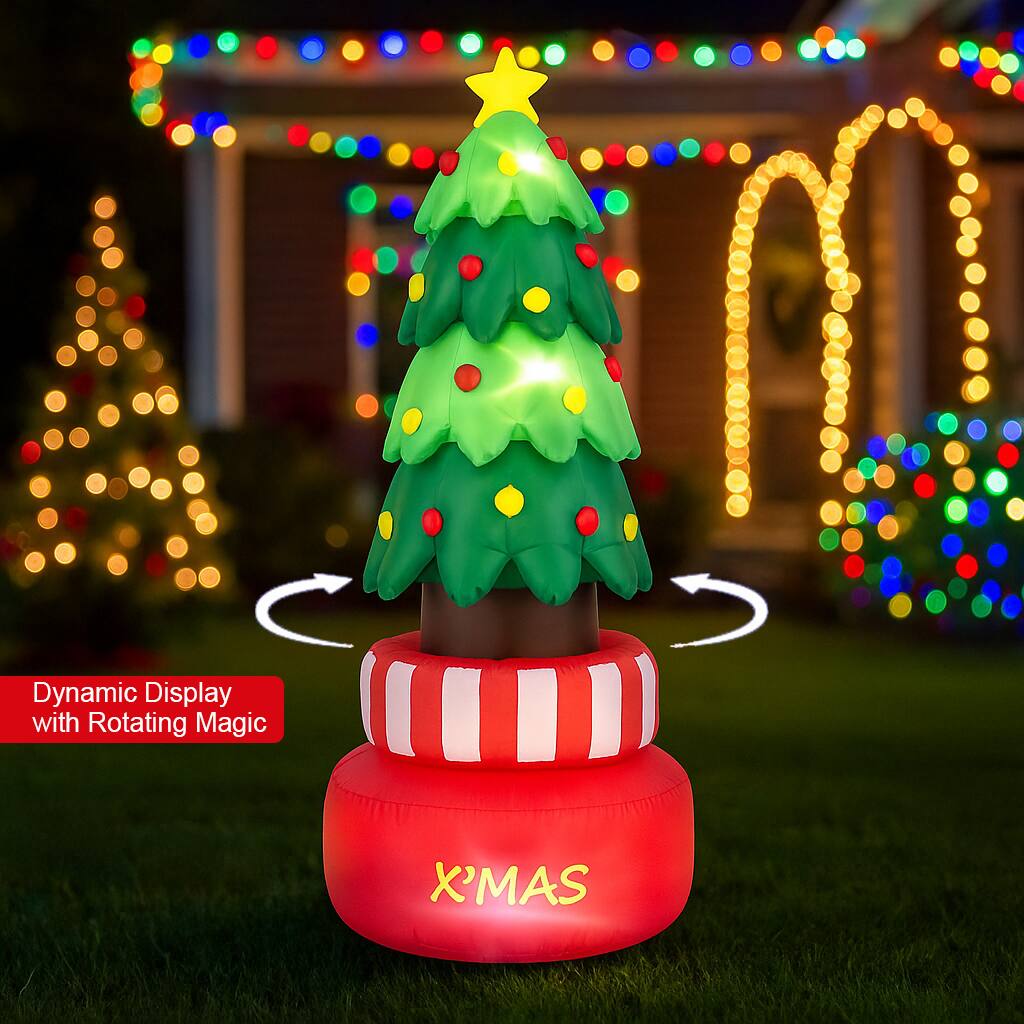 Dynamic Display with Rotating Magic  
X'MAS