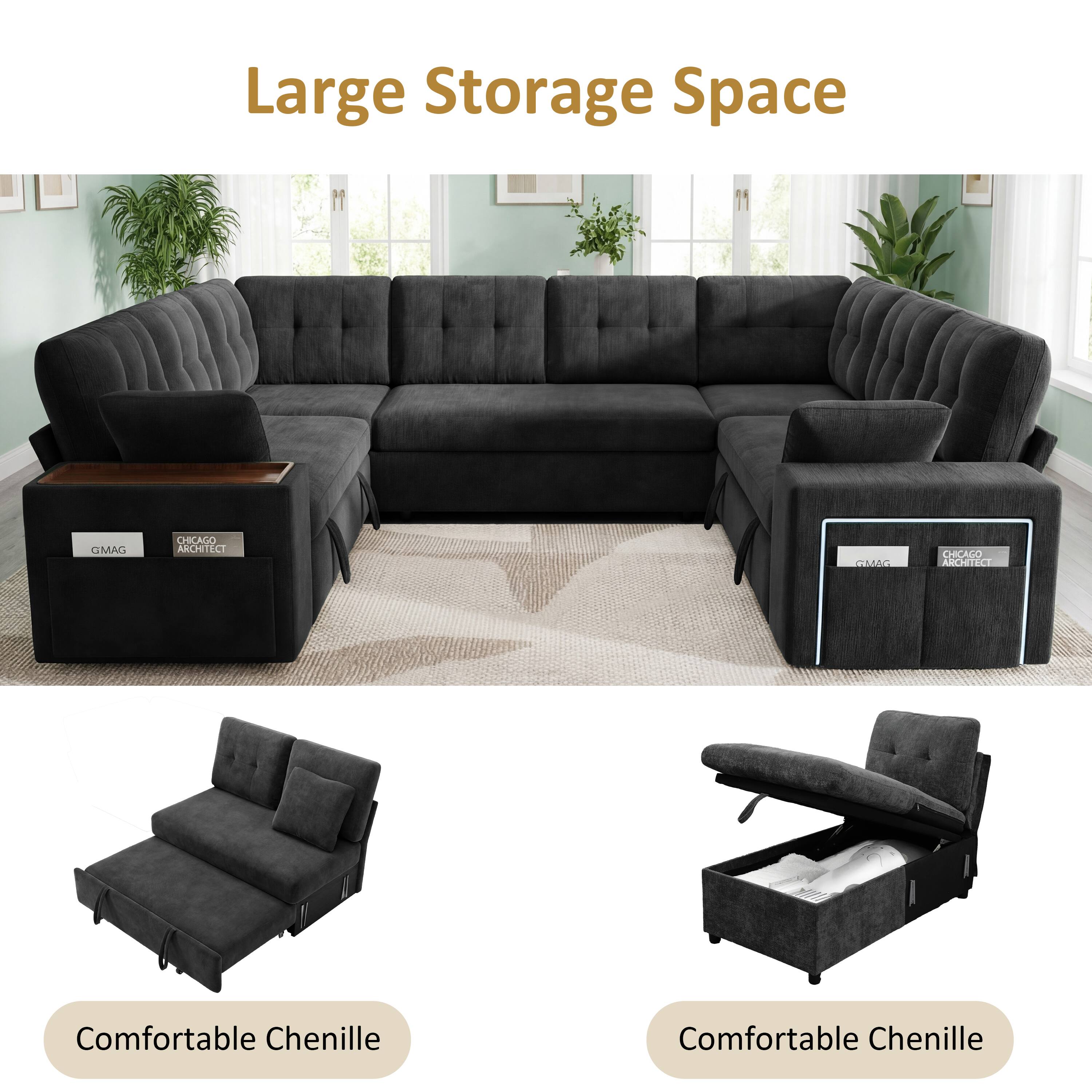 Large Storage Space

Comfortable Chenille