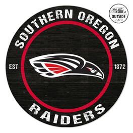 Jardine - Southern Oregon Raiders 20" x 20" Indoor/Outdoor Circle Sign - Red
