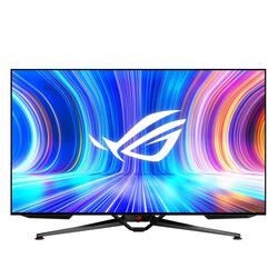 ASUS - ROG Swift 41.5" OLED 4K G-SYNC Gaming Monitor with HDR (DisplayPort, USB, HDMI) - Black - Front_Zoom