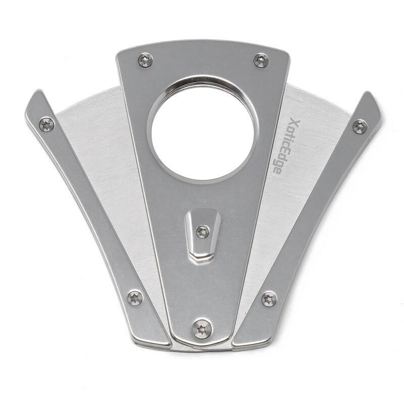 Left. Prestige - XoticEdge XhaleX (Silver) - Metallic Silver Finish.