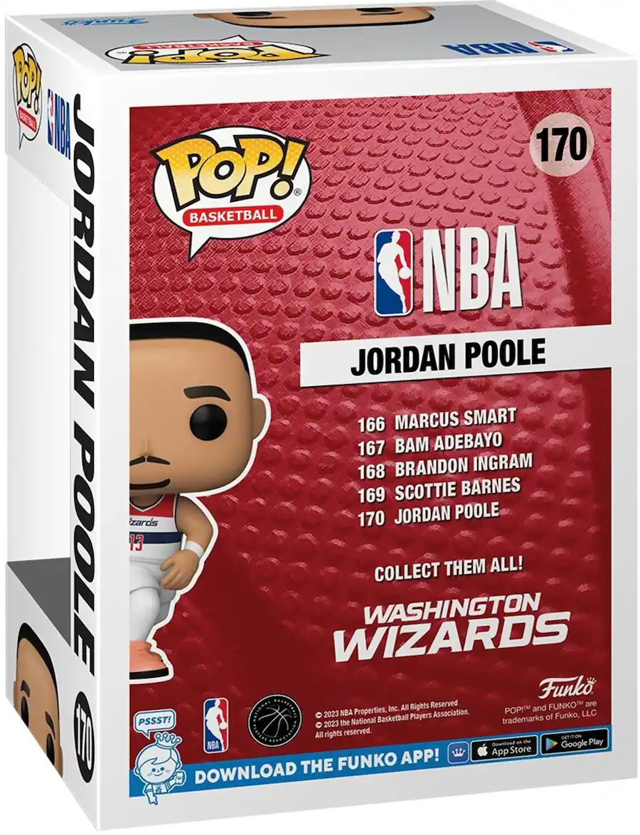 Funko POP! NBA: Wizards Jordan Poole Collectibles Multicolor