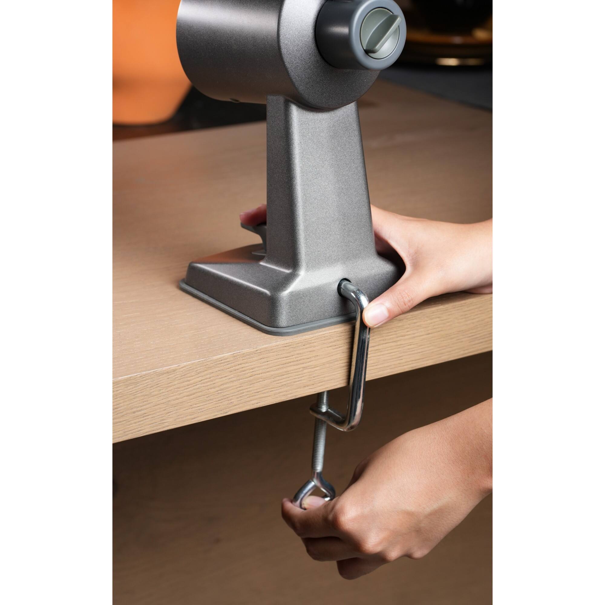 Alt View 9. Zyliss - Rotary Cheese Grater, Stainless Steel - Grey.