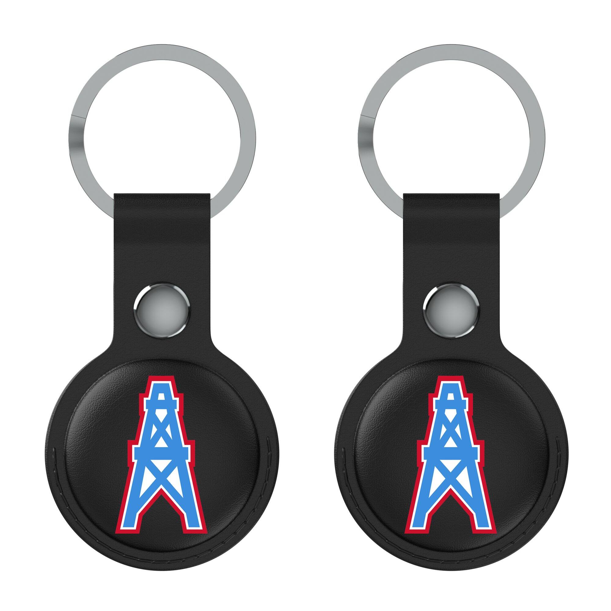 Keyscaper - Houston Oilers Two-Pack AirTag Holders - No Size - Black