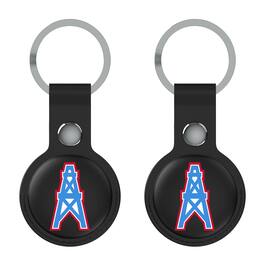 Keyscaper - Houston Oilers Two-Pack AirTag Holders - No Size - Black