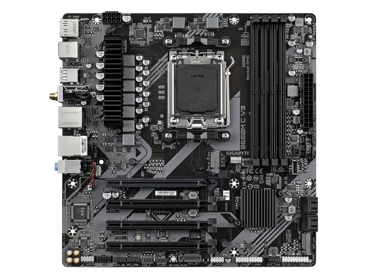 DP DP_NOMI ans 088 0g ... DAJP V23097 VSI_XTA 315A5 D CEIER HOM R2321 K N3 U36 JICA PS 5rSm m 111 EOVE LOTES ANS s R DORS ARMS Socket IRO 1 - Readu MSCEOCPIN o DULII DER TIE .: 11: E C AIna TIIE E E U B650M GIGABYTE THES . . . USB3.2 I KAAA AUDIO PCIEX1 -. HERN FAR FCCE EAC mL 7 H cl 1R0 120 1. ASSEM Suooce e BE REV:1.0 LOTN 38000 AUDIO COM PCILXI CIEKI ESPI_0B SPI_TPM LED_C N DLED FLASM_PLUS 385 LEER 00OOO0000 USB2 _USB1 PANEL