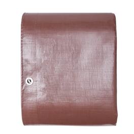 VEVOR - Tarp 20x40 ft 16 Mil Extra Thick, Waterproof Poly Plastic Tarps Cover, Multi-Purpose Outdoor Tarpaulin with Grommets - Brown