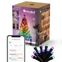 Nanoleaf - Matter Smart Holiday String Lights (300 LEDs) - White and Colors - Front_Zoom
