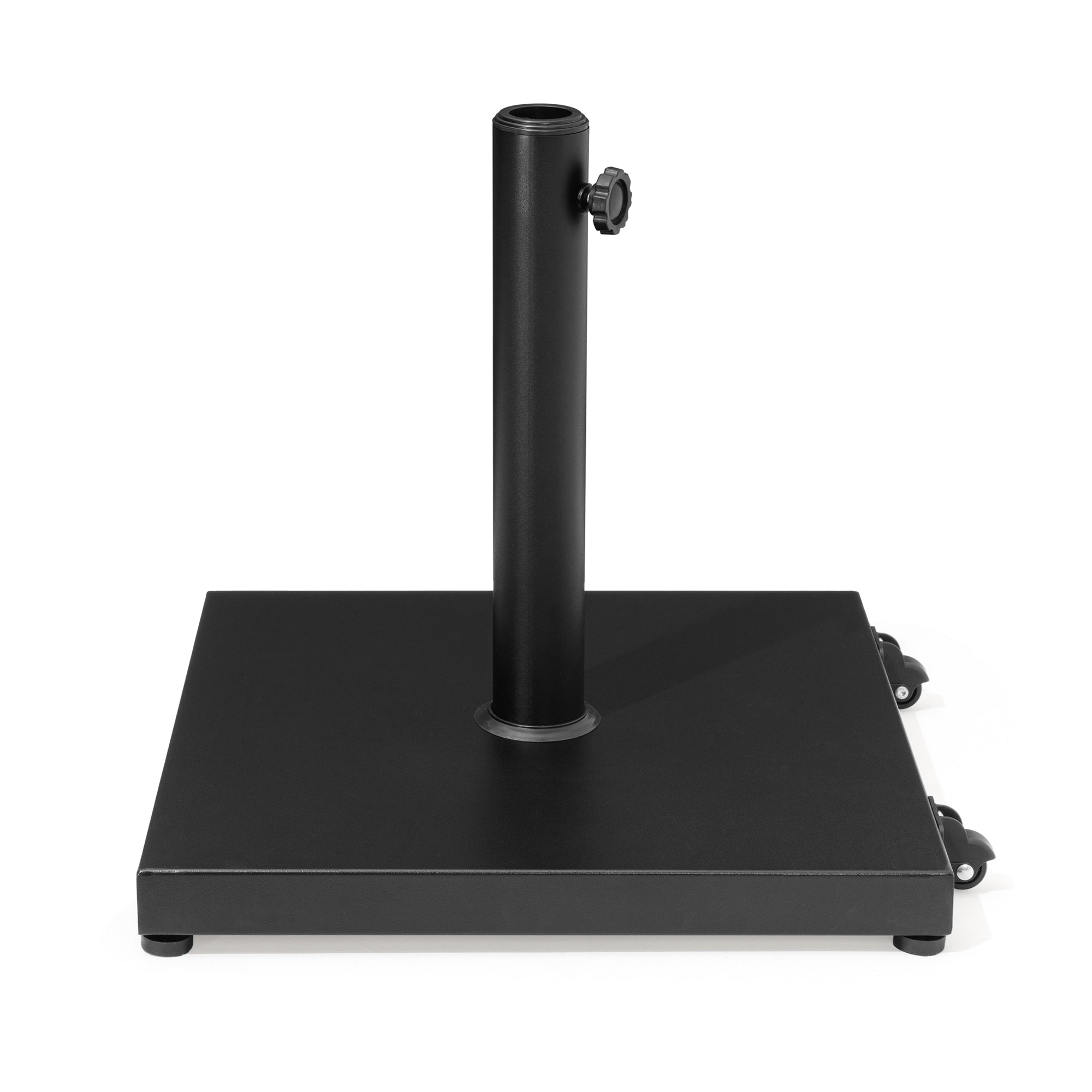 Crestlive Products - Square Weighted Outdoor Umbrella Base Stand for Patio Market Umbrella - Black