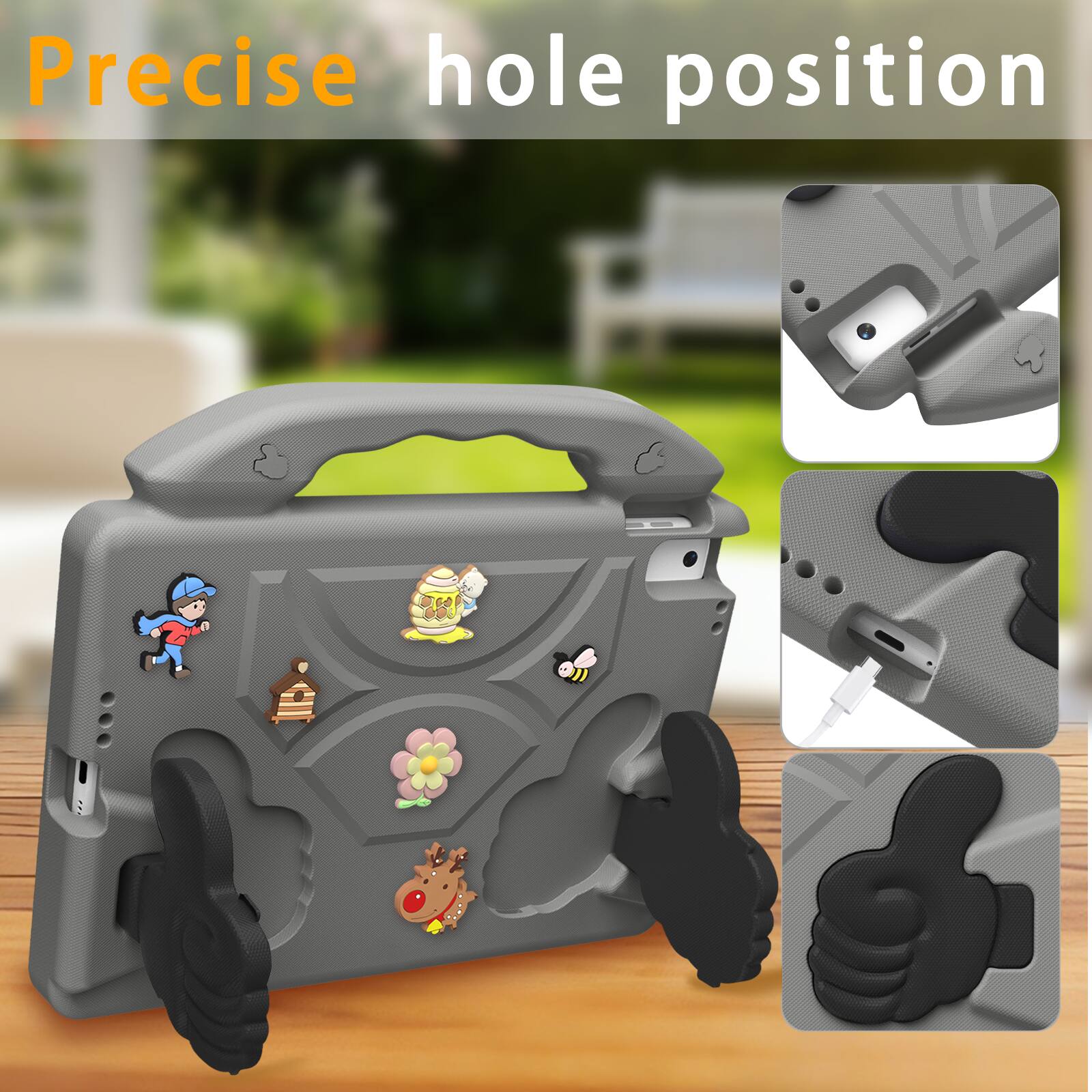 Precise hole position