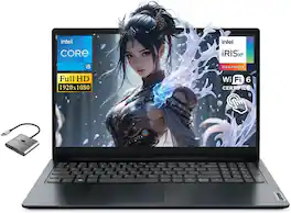 Lenovo - IdeaPad 15.6" FHD Touchscreen Laptop, Intel Core i5-1335U(10-Core Up to 4.6 GHz) 16GB RAM 512GB SSD w/Hub - Abyss Blue