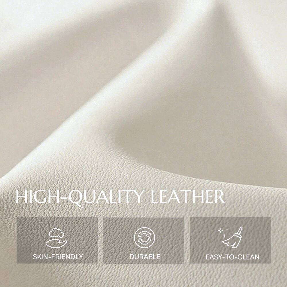 HIGH-QUALITY LEATHER  
SKIN-FRIENDLY  
DURABLE  
EASY-TO-CLEAN